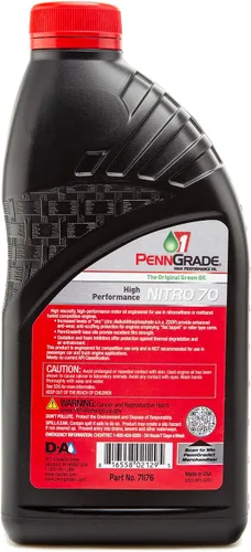 Vista 8 de PENN GRADE 1, 71176, Aceite monogrado de alto rendimiento Nitro 70, 1 cuarto de galón