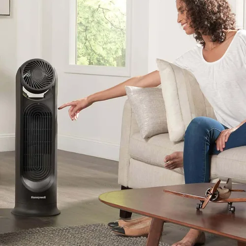 Vista 8 de Honeywell TurboForce - Ventilador de torre, color negro