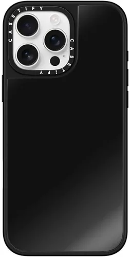 Vista 16 de CASETiFY Funda de espejo para iPhone Air [Reflejante/Compatible con Magsafe / Protección contra caídas de 4.9 pies de grado militar 1X] - Negro