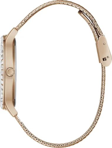 Vista 2 de GUESS Reloj de vestir de cuarzo para mujer con correa de acero inoxidable oro rosa 16 Modelo GW0402L3