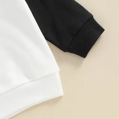 Vista 5 de BeQeuewll Conjunto de 2 piezas de sudadera con dije de la suerte para el día de San Patricio para bebé niño y niño pequeño