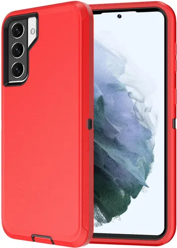 Vista 19 de Gurible - Funda para Samsung Galaxy S21 Plus, protección resistente de 3 capas, a prueba de golpes, a prueba de polvo, antiarañazos, con cubierta