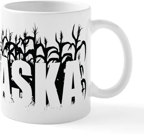 Vista 76 de CafePress I Love Nebraska Taza de café de cerámica de 11 oz (11.0 fl oz)