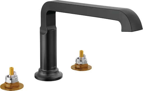 Vista 7 de Delta Grifo T2789-CZ-PR-LHP Tetra Roman Tub, Lumicoat Champagne Bronze