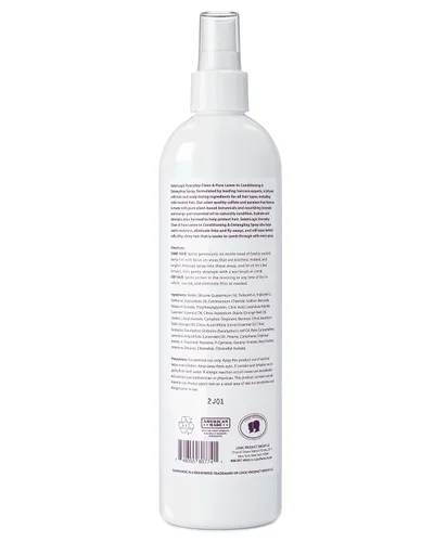 Vista 2 de SalonLogic Aerosol acondicionador y desenredante sin enjuague diario, lavanda, limpio y puro, calidad de salón, aroma natural, repara el cabello