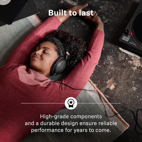 Vista 15 de Sennheiser HD 505 - Auriculares con cable supraaurales con sonido transparente y graves controlados, auriculares de estudio de mayor comodidad
