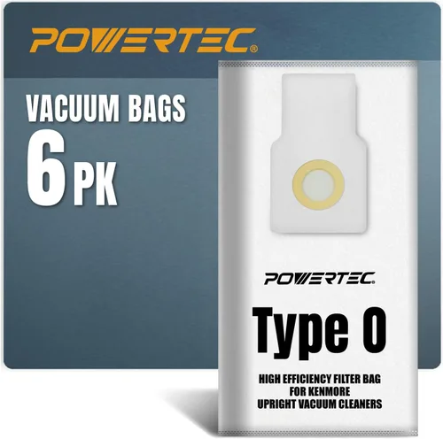 Vista 9 de POWERTEC 53292 Bolsas de vacío tipo Q para Kenmore, paquete de 6, bolsas de repuesto para aspiradoras de recipiente 81615, 81214, 81414, 81714