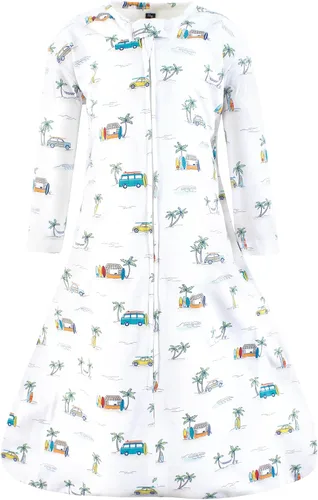 Vista 15 de Hudson Baby Saco de dormir unisex de algodón de manga larga para bebé