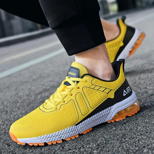 Vista 5 de Autper Mens Athletic Running Tennis Air Shoes Lightweight Breathable Fashion Sneakers for Sport Gym Work Size 7-12.5