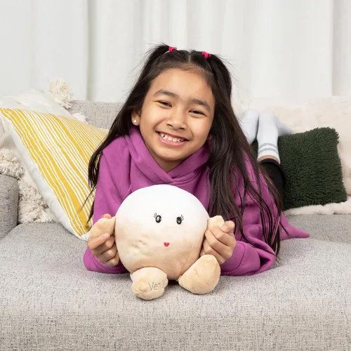 Vista 4 de Celestial Buddies Venus Buddy Peluche de peluche suave de 10 pulgadas, características bordadas, etiqueta de datos divertidos de planetas
