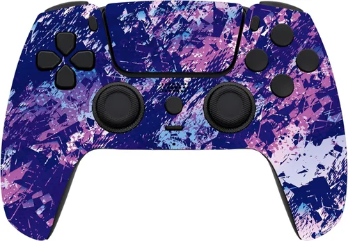 Vista 55 de Custom Wireless Controller Compatible with PS5 - Multiple Designs Available (Abstract Fusion)