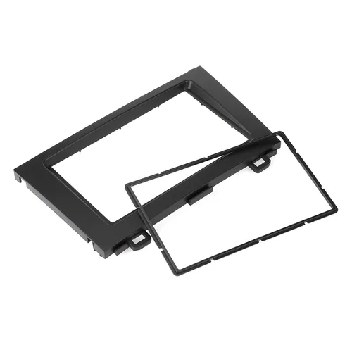 Vista 8 de Fydun Panel estéreo de audio, DVD de coche estéreo de audio fascia panel de tablero 2 Din Frame Trim Kit negro para CRV 07-10