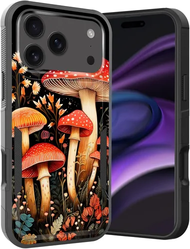 Vista 148 de Funda para iPhone Air, doble capa híbrida resistente resistente a prueba de golpes de policarbonato duro + funda protectora de silicona suave