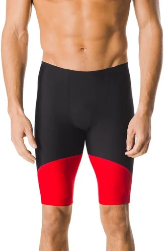 Vista 31 de Speedo Endurance+ - Traje de baño para hombre con colores del equipo empalmados chispa negro/azul
