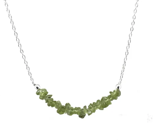Vista 10 de Gempires - Collar de barra de chips naturales, cristales curativos de energía, regalo de cumpleaños, regalo para ella, joyería de piedras preciosas