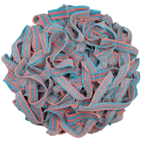 Vista 36 de Cinturones de Gomitas Ácidas de Varios Colores (Azul Baya (Arándano), 1 Libra)