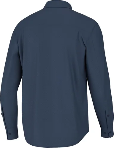 Vista 2 de HUK Camisa de manga larga Tide Point para hombre, color liso