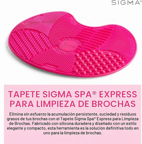 Vista 2 de Sigma Beauty Sigma Spa Express - Tapete de limpieza para mujer, color rosa, talla única