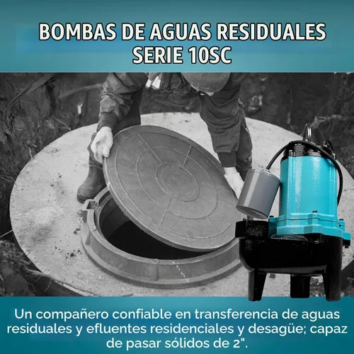 Vista 4 de Little Giant Bomba sumergible automática de aguas residuales sumergible