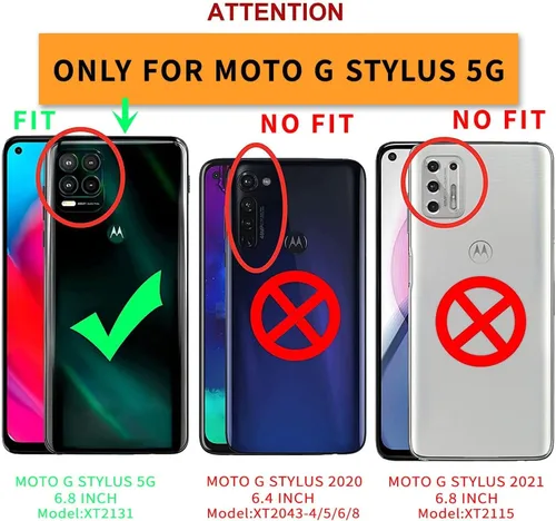 Vista 2 de Funda de teléfono de camuflaje a prueba de caídas de grado militar a prueba de caídas con soporte integrado con protector de pantalla y clip