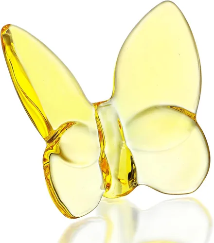Vista 10 de kanpura Figura de mariposa de cristal azul, figura de mariposa voladora, adorno de mariposa de cristal, animal de cristal coleccionable