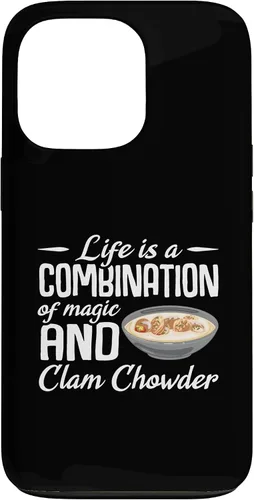 Vista 10 de iPhone 16 Life is a combination of magic and Clam Chowder Case