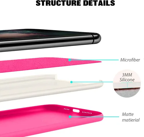 Vista 4 de ZUSLAB Funda compatible con Apple iPhone 11 Pro Max Phone Funda protectora de goma de gel de silicona, delgada y rígida a prueba de golpes, funda