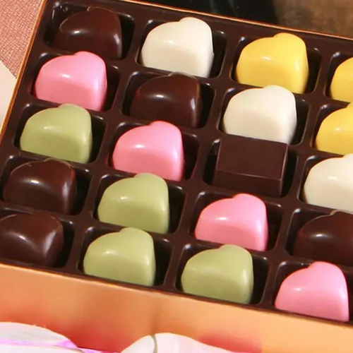 Vista 7 de Molde de policarbonato para chocolate, molde para bricolaje, 21 mini forma de corazón, plástico transparente, hecho a mano, molde para hacer
