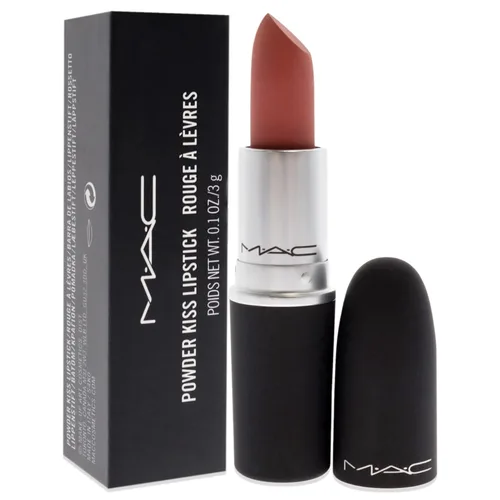 Vista 7 de MAC Powder Kiss - Lápiz labial 314 Mull It Over para mujer, 0.1 oz