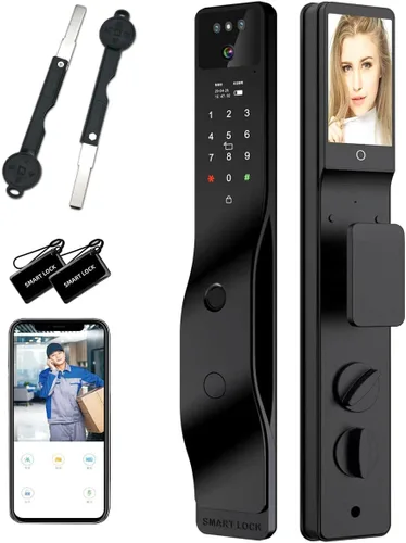 Vista 8 de Cerradura de puerta inteligente con cámara Sophies Pavonado