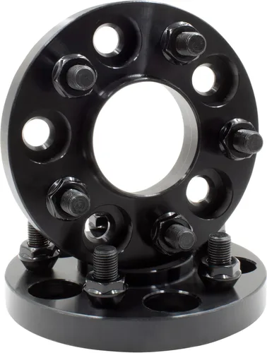 Vista 9 de Wheel Accessories Parts 2 adaptadores de espaciadores de rueda centrados en buje 5 en 4.724 in 0.197x4.724 in 1.00" de grosor 0.551 in 1.50