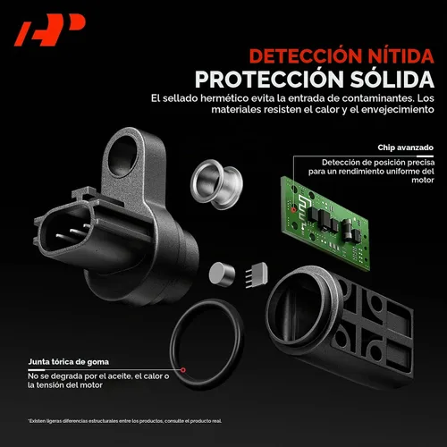 Vista 5 de Sensor de posición del árbol de levas del motor A-Premium Compatible with Chevrolet Aveo 2004-2018, Aveo5 2006-2011 & Pontiac G3 2009-2010, Wave