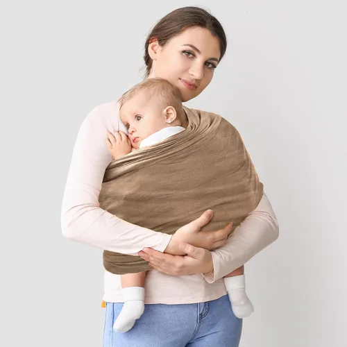 Vista 5 de TKKOK Portabebés, portabebés unisex, ligero y ultrasuave, fácil de llevar, perfecto para niños recién nacidos