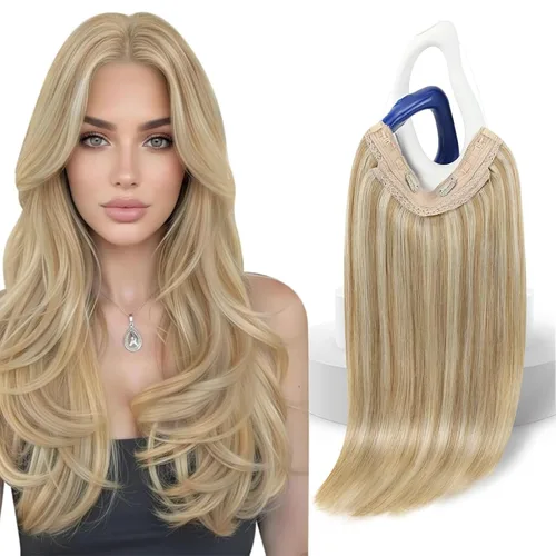 Vista 18 de Sunny - Extensiones de cabello humano real, con cable/hilo y clips ajustables, aplicación invisible, 2.82 onzas, 12 pulgadas, color rubio cenizo
