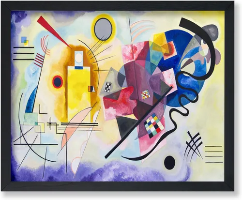Vista 17 de Poster Master Póster vintage Wassily Kadinsky – Impresión retro delicada de tensión – Arte de formas geométricas – Arte abstracto – Arte moderno