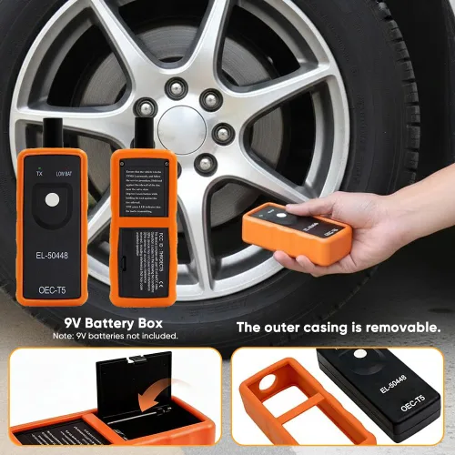 Vista 3 de TPMS Herramienta de reinicio para sensor de presión de neumáticos - EL-50448 Herramienta de reaprendizaje del sistema de control de presión