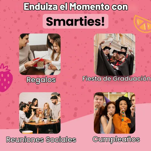 Vista 5 de Smarties - Rollos de caramelo, 28 onzas, 160