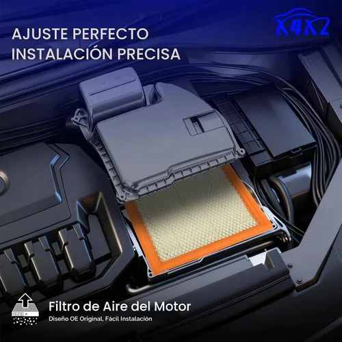 Vista 7 de Filtro de aire de motor para Chrysler 300 Dodge Challenger Dodge Charger 4861746AA 4861746AB 2011-2020