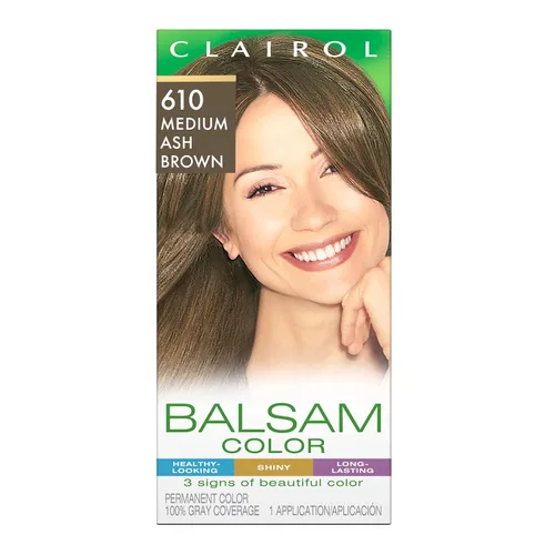 Vista 24 de Clairol Balsam - Tinte permanente para el cabello, marrón oscuro 020, paquete de 1 unidad