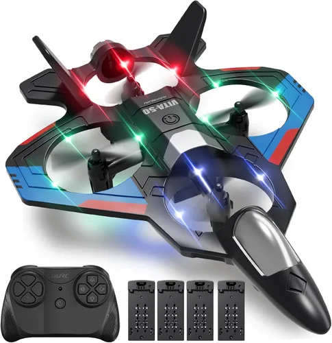 Vista 21 de 4DRC RC Planes Aviones de control remoto para niños y adultos, negro, 2