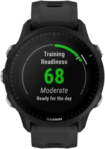 Vista 2 de Garmin 010-02638-10 Forerunner® 955, reloj inteligente GPS para correr, adaptado a triatletas, batería de larga duración, negro
