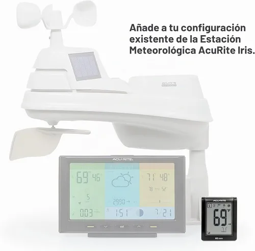 Vista 5 de AcuRite (06090M) - Nano Display inalámbrico para estación meteorológica AcuRite Iris