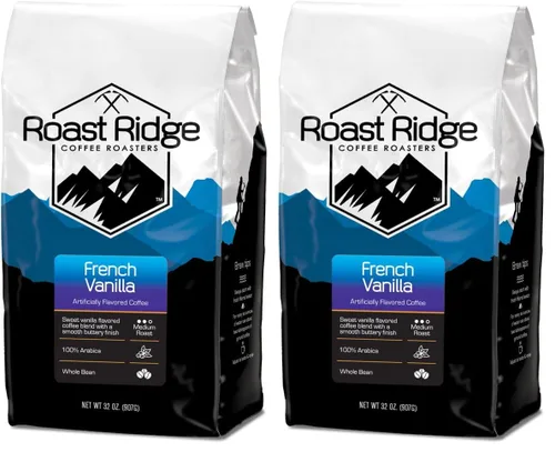 Vista 11 de Roast Ridge Café en grano entero, tostado medio, caramelo de coco, 2 libras. 2 Pound Bag, Vegan, Allergen Free, Non-GMO, Kosher, Vegetarian