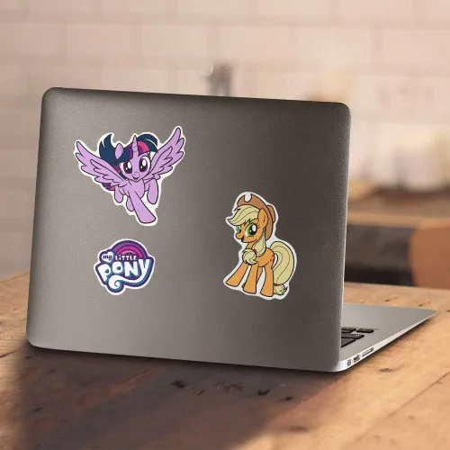 Vista 11 de Popfunk Camiseta y calcomanías clásicas de My Little Pony: Friendship is Magic Twilight Sparkle