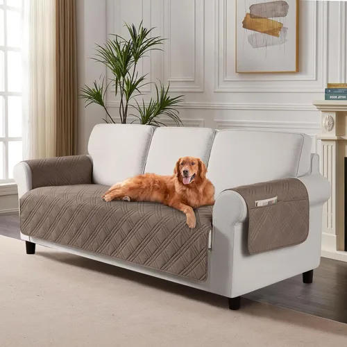 Vista 58 de TAOCOCO Fundas impermeables para silla para mascotas y perros con respaldo antideslizante, fundas para asiento de silla con bolsillo lateral
