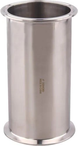 Vista 12 de DERNORD Tubo de carrete sanitario con extremos de abrazadera, tubo redondo sin costuras de acero inoxidable 304 con brida de virola de triple