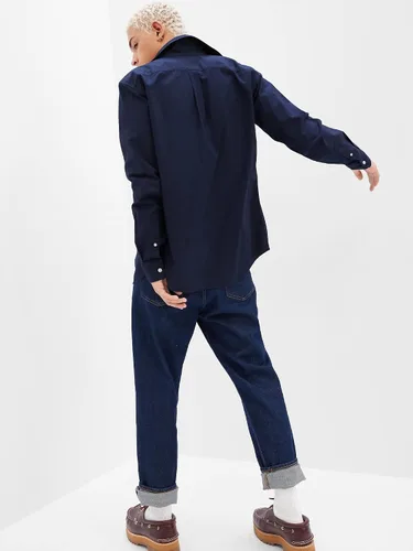 Vista 2 de GAP Camisa Oxford de manga larga con botones para hombre