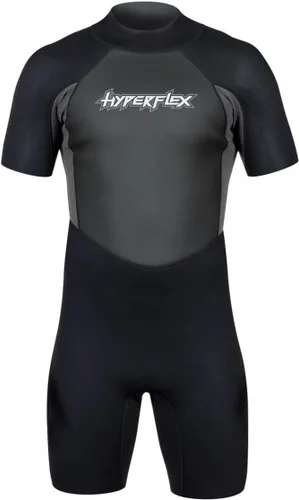 Vista 5 de HYPERFLEX Traje de neopreno corto de 0.098 in para hombre y mujer, surf, deportes acuáticos, buceo, esnórquel, cómodo, flexible, ajuste anatómico