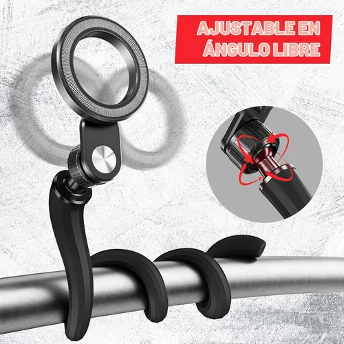 Vista 4 de ICARMOUNT Soporte flexible para teléfono de gimnasio para bicicleta de giro
