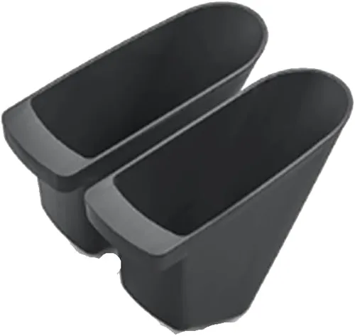 Vista 5 de Ruiya Bote de basura para puerta para Tesla Model 3 2023-2025, resistente al agua, de elastómero termoplástico, cubo de basura portátil integrado